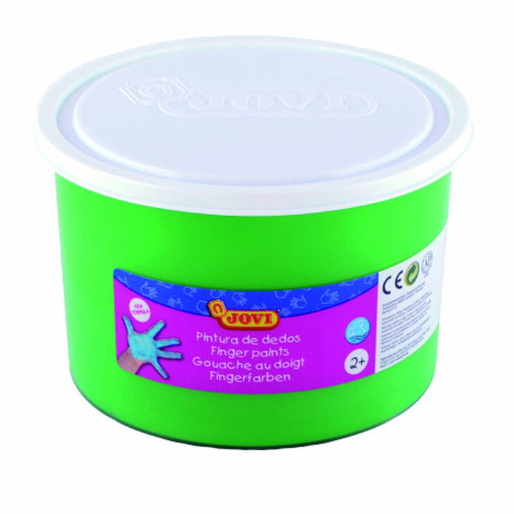 Pintura de dedos Jovi 500ml verde