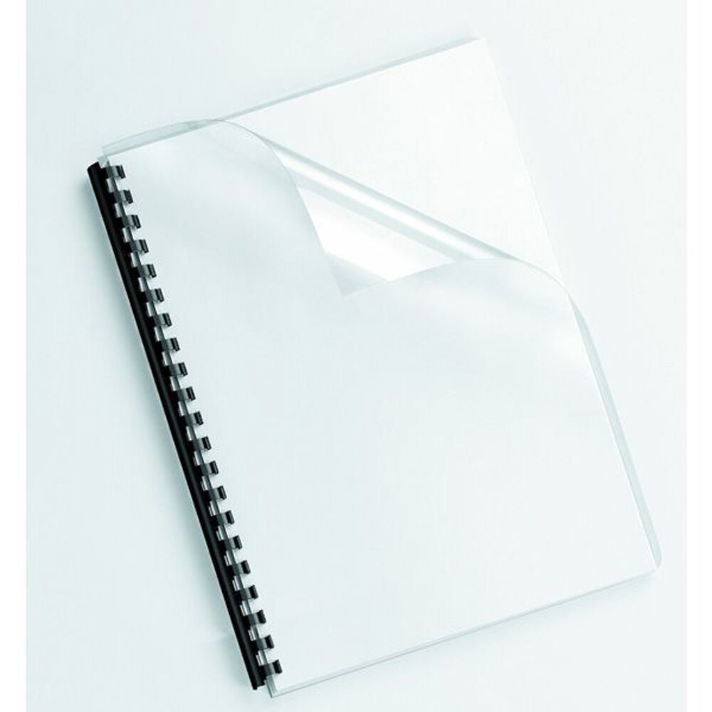 Tapas PVC transparente cristal A3 200 micras