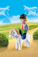Playmobil 1.2.3 Nen amb Poni 70410