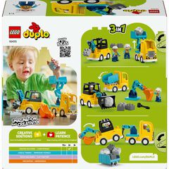 LEGO® DUPLO Town Vehículos de Construcción “3 en 1” 10475