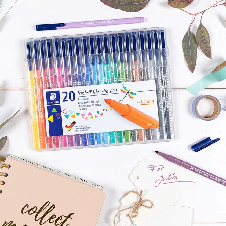 Rotuladores Staedtler Triplus 20 colores