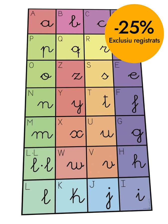 Tapete abecedario catal&aacute;n para Bee-Bot&reg; y Blue-Bot&reg;