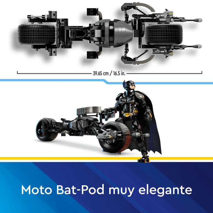 LEGO® Super Heroes Figura para Construir: Batman™ y Moto Bat-Pod 76273