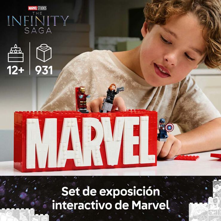 LEGO® Super Heroes Logotip MARVEL i Minifigures 76313