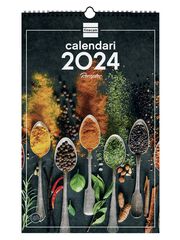 Calendario pared Finocam Esp 25X40 2024Recetas cat