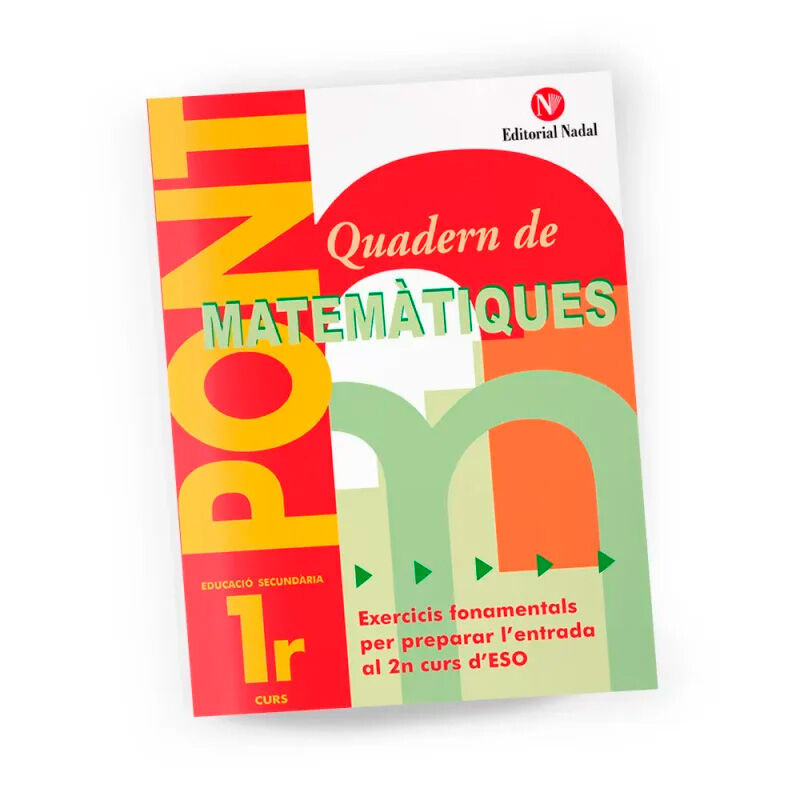 Quadern de matem&agrave;tiques Pont 1r ESO