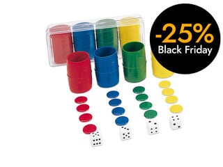 Parxís fitxes plàstic 4 jugadors