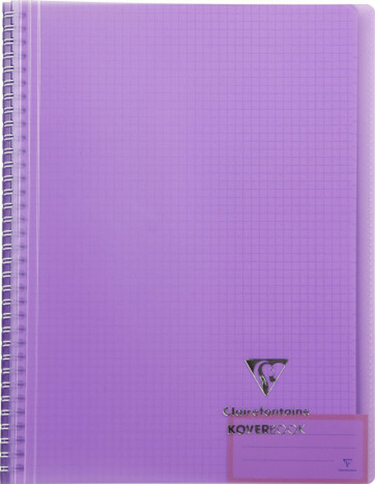 Libreta espiral Clairefontaine Koverbook A4 160 hojas 5x5