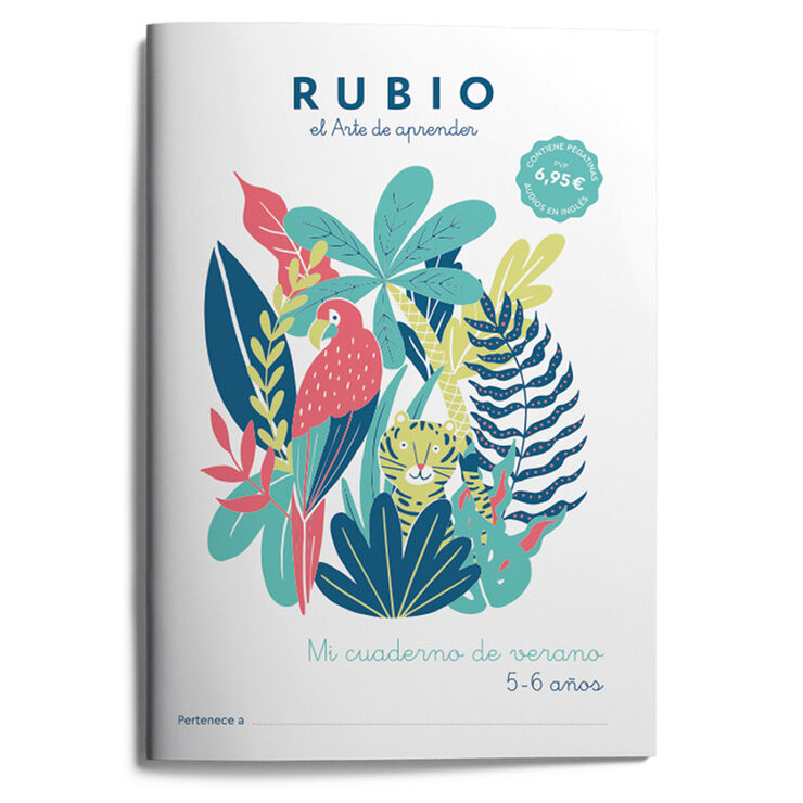 Mi cuaderno de verano 5-6 años Rubio