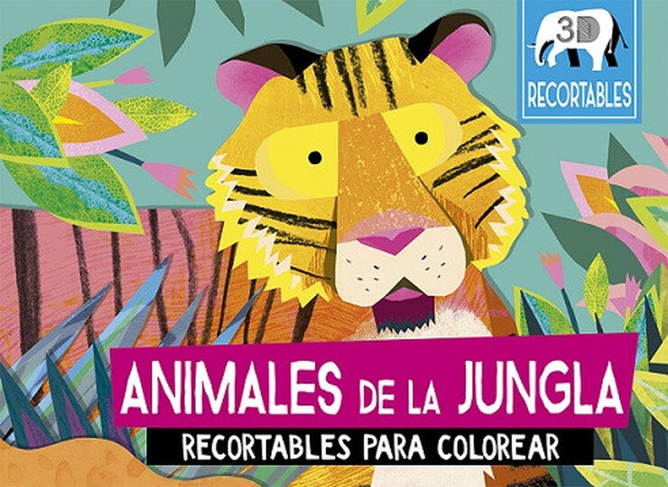 Animales de la jungla. Recortables