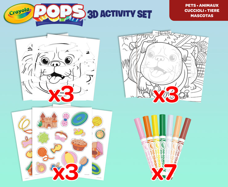 Color Pops 3D Mascotes