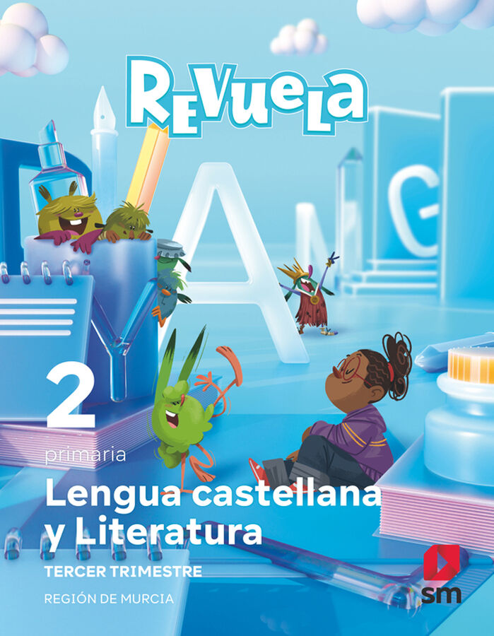 Lengua Castellana y Literatura. 2 Primaria. Trimestres. Revuela. Regi&oacute;n de Murcia