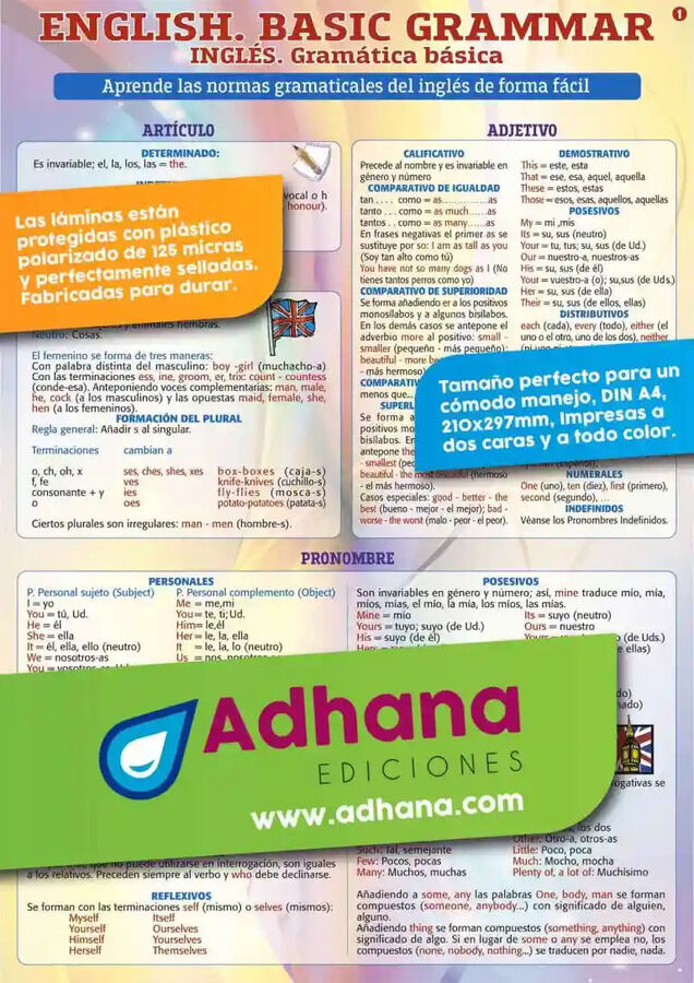 Adha ingl&eacute;s/gram&aacute;tica b&aacute;sica