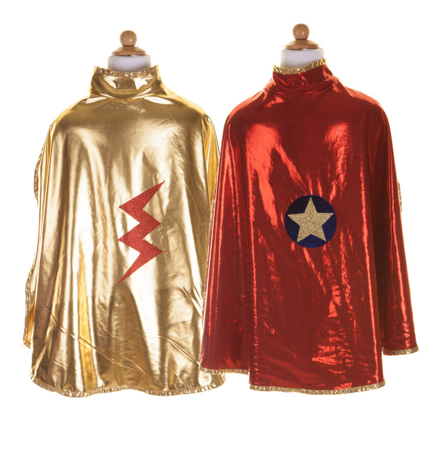 Capa&nbsp;Reversible&nbsp;hero&iacute;na&nbsp;Wondergirl&nbsp;De 5 a 6 a&ntilde;os