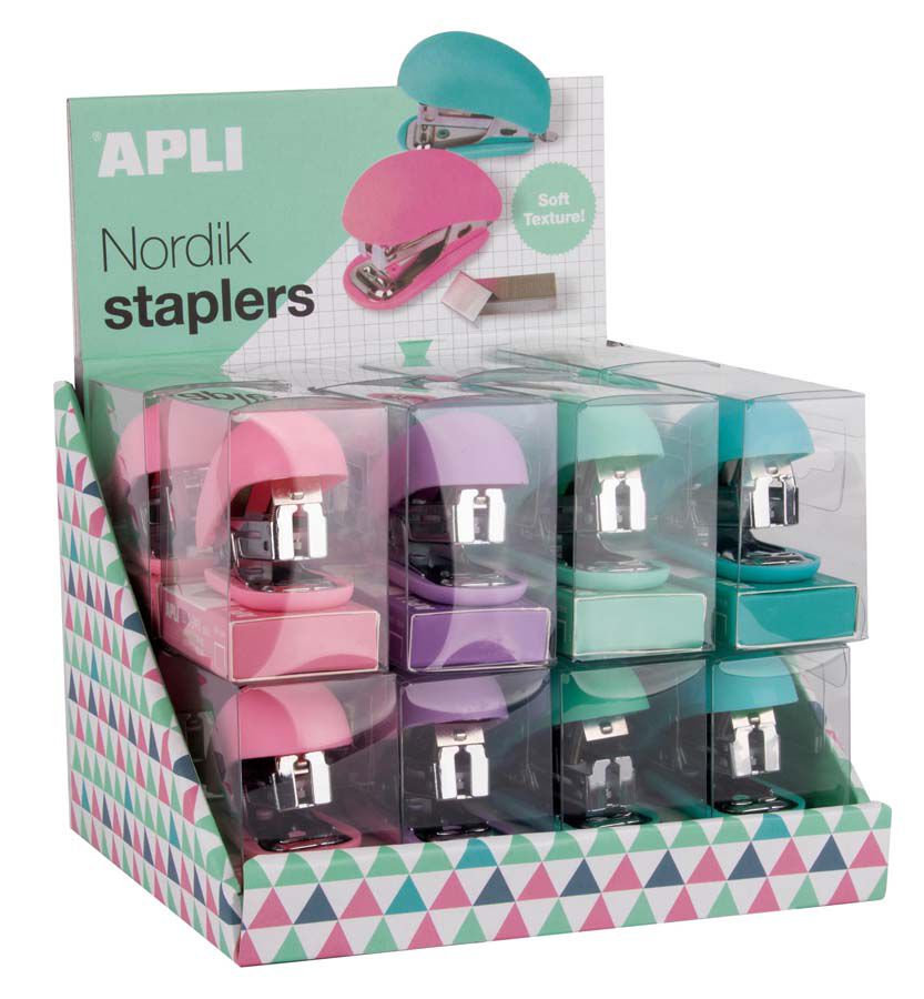 Grapadora Apli Nordik colores surtidos
