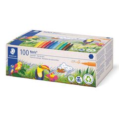 Retoladors de colors Staedtler 326 100u Pack escolar