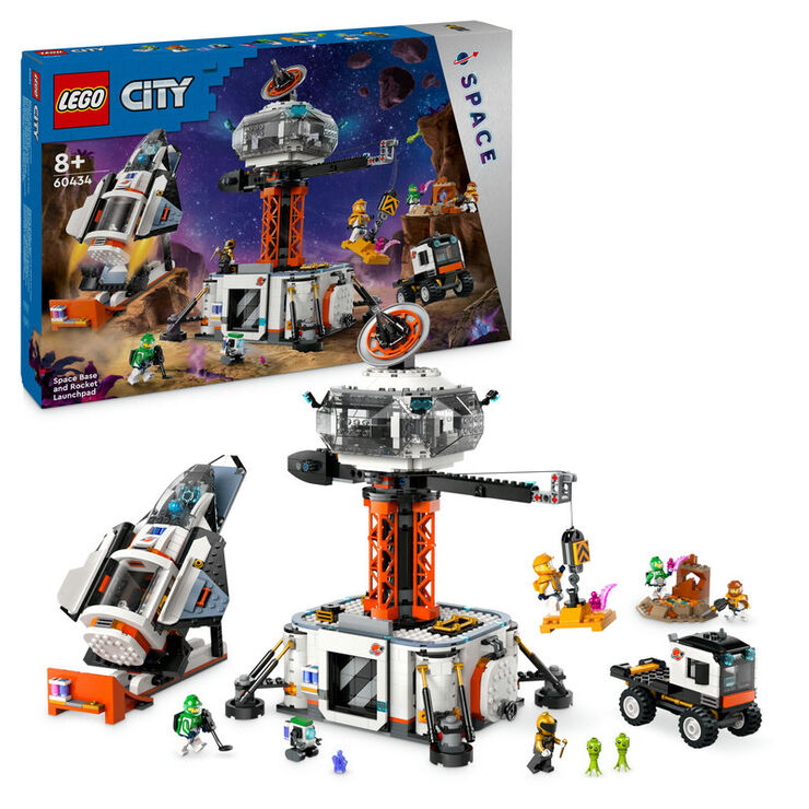 LEGO® City Base Espacial y Plataforma de Lanzamiento 60434