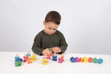 Roscas y tornillos de madera 21 piezas