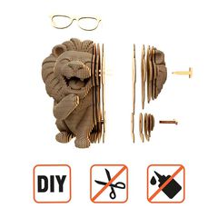 Puzzle 3D Cartonic Lion