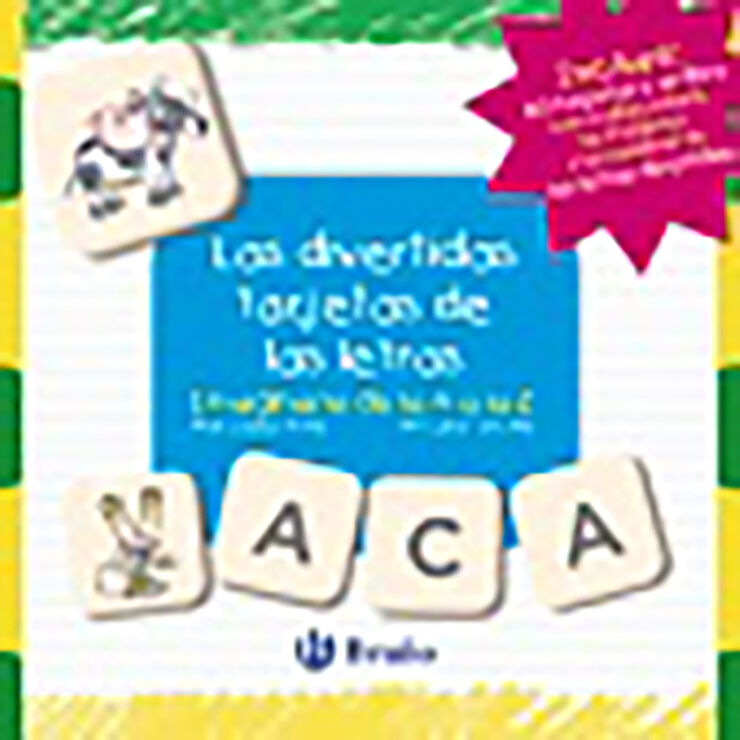 Las divertidas tarjetas de las letras