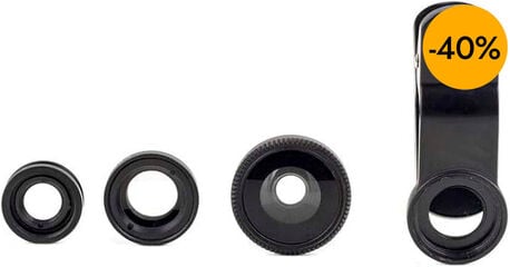 Kit de Lentes para m&oacute;vil Kikkerland