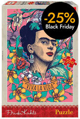 Puzle 500 piezas Viva la vida Frida Kahlo