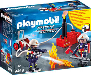 Playmobil City Action Bomberos bomba de agua