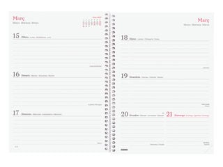 Agenda Finocam Design Collection Setmana Vista Horitzontal 2027 Catal&agrave; Flora