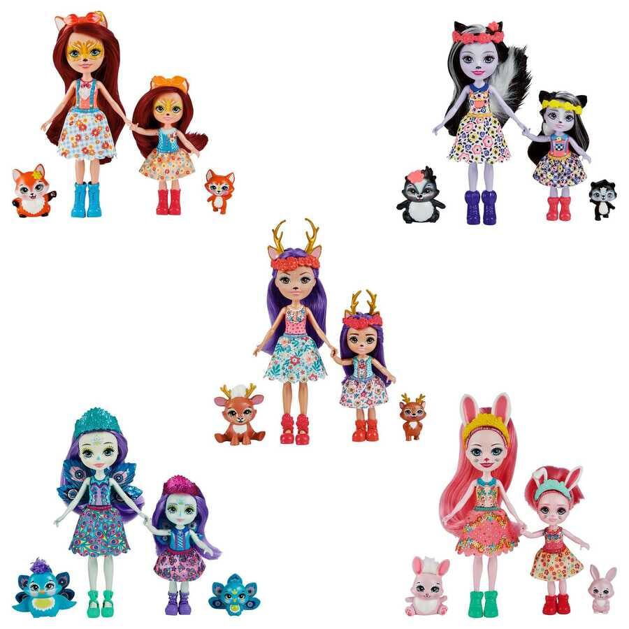 Enchantimals mu&ntilde;ecas con hermana surtidas