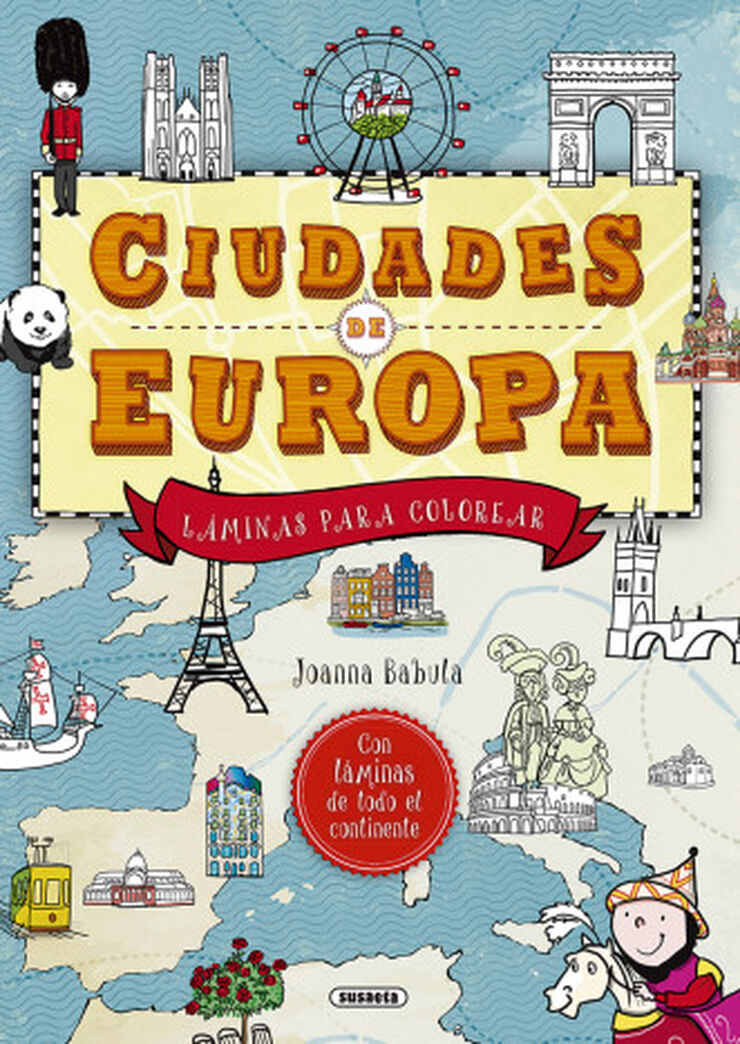 Ciudades de Europa láminas para colorear