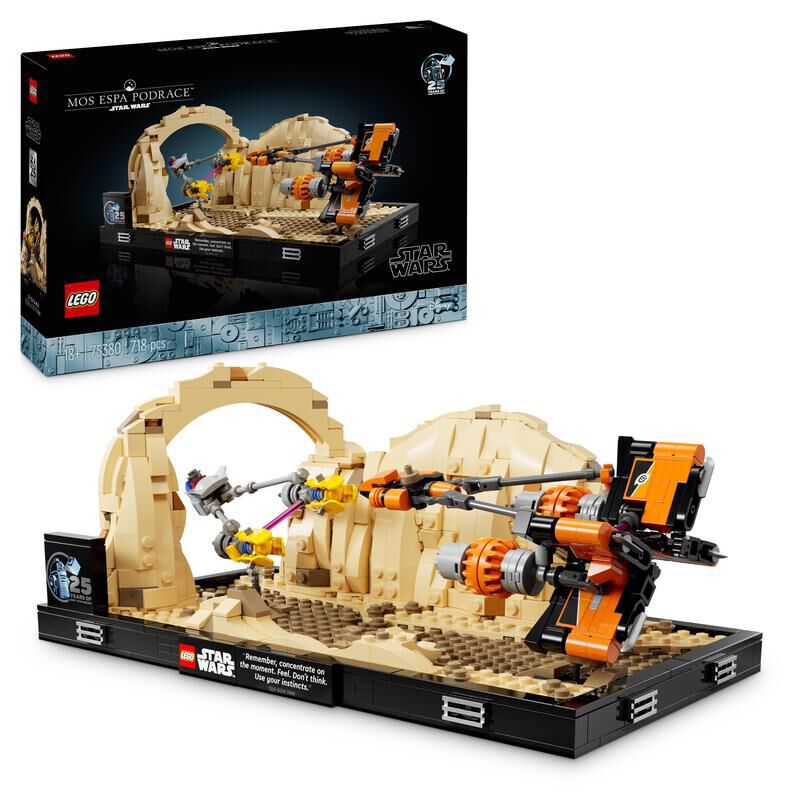 LEGO&reg; Star Wars TM Diorama: Carrera de Vainas de Mos Espa 75380