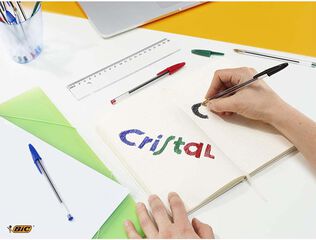 Bolígraf BIC Cristal Negre 50 unitats