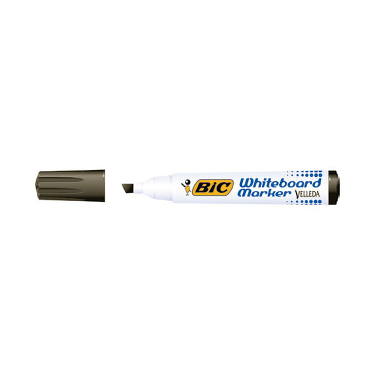 Retolador pissarra BIC Velleda Negre - 12 unitats
