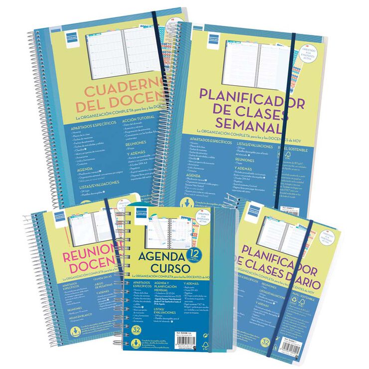 Agenda Finocam docente Magistral personalizable 1/4 sem/vista cas 2025-26 Mandala