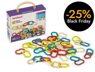 Anelles encaixables Eco Friendly Miniland 48 peces