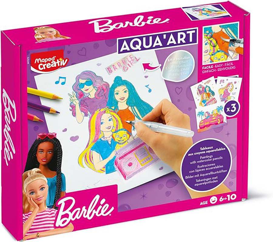 Set Aqua Art Maped Barbie