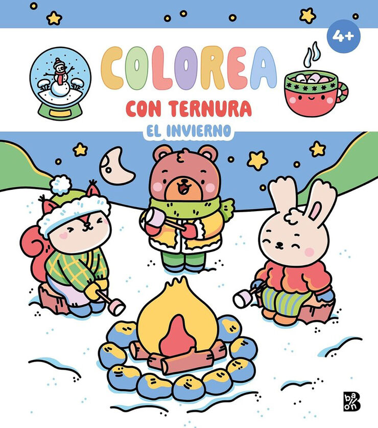 Colorea con ternura El invierno