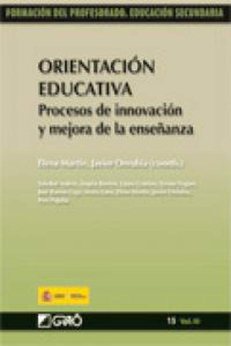 Orientación educativa vol.III: procesos