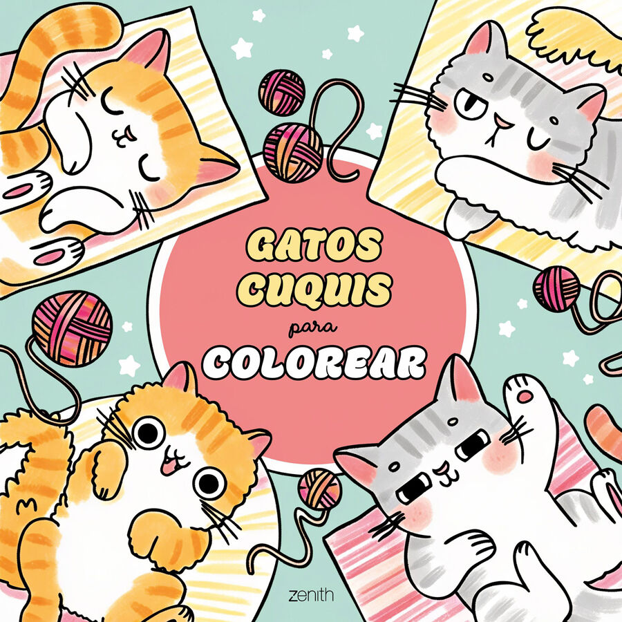 Gatos cuquis para colorear