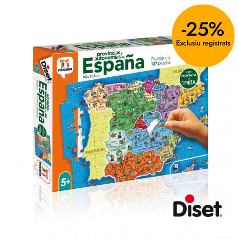 Puzle provincias de Espa&ntilde;a