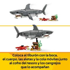 LEGO® LEGO Creator Ferotge Tauró amb Cofre del Tresor 31381