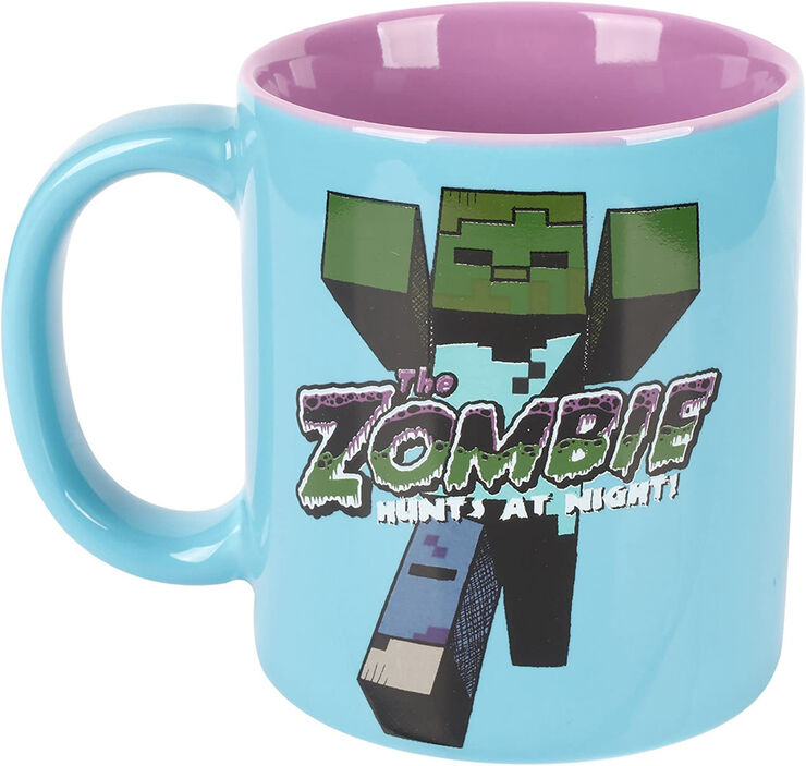 Zombie  Cerámica Azul Minecraft