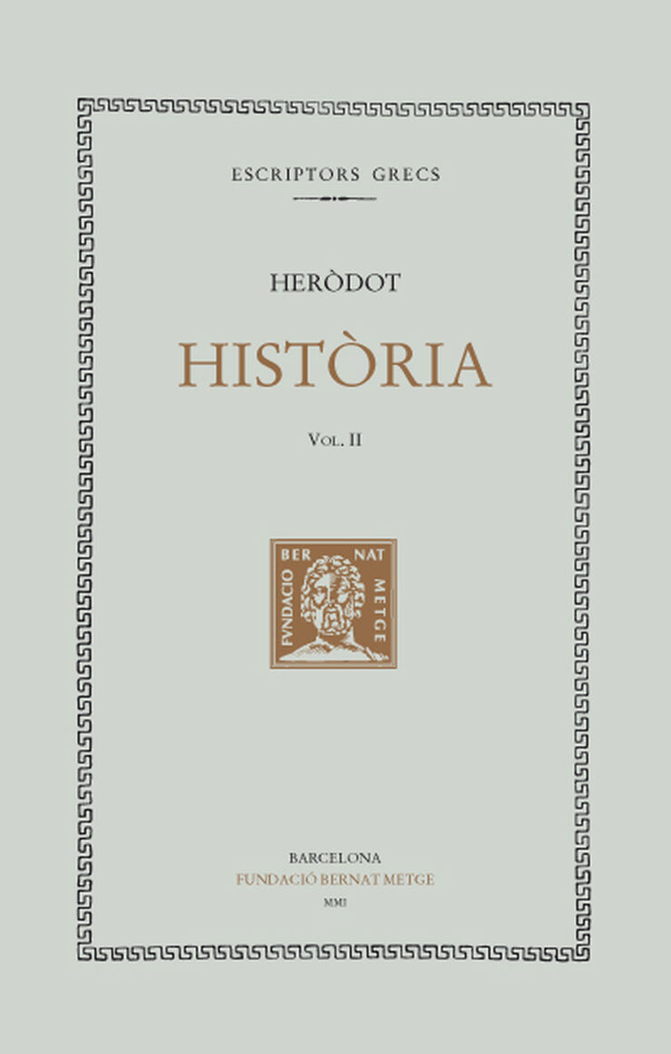 Història, vol. II (llibre II)