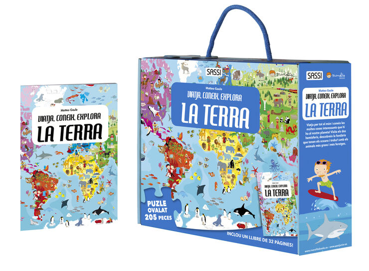 Puzle i llibre 205 peces La Terra