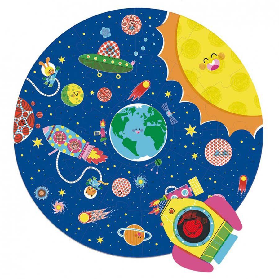 Puzzle XXL Circular Espacio