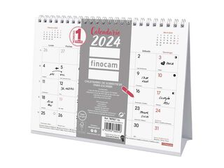 Calendario sobremesa Finocam Chic Escri.2024 cas Blanco