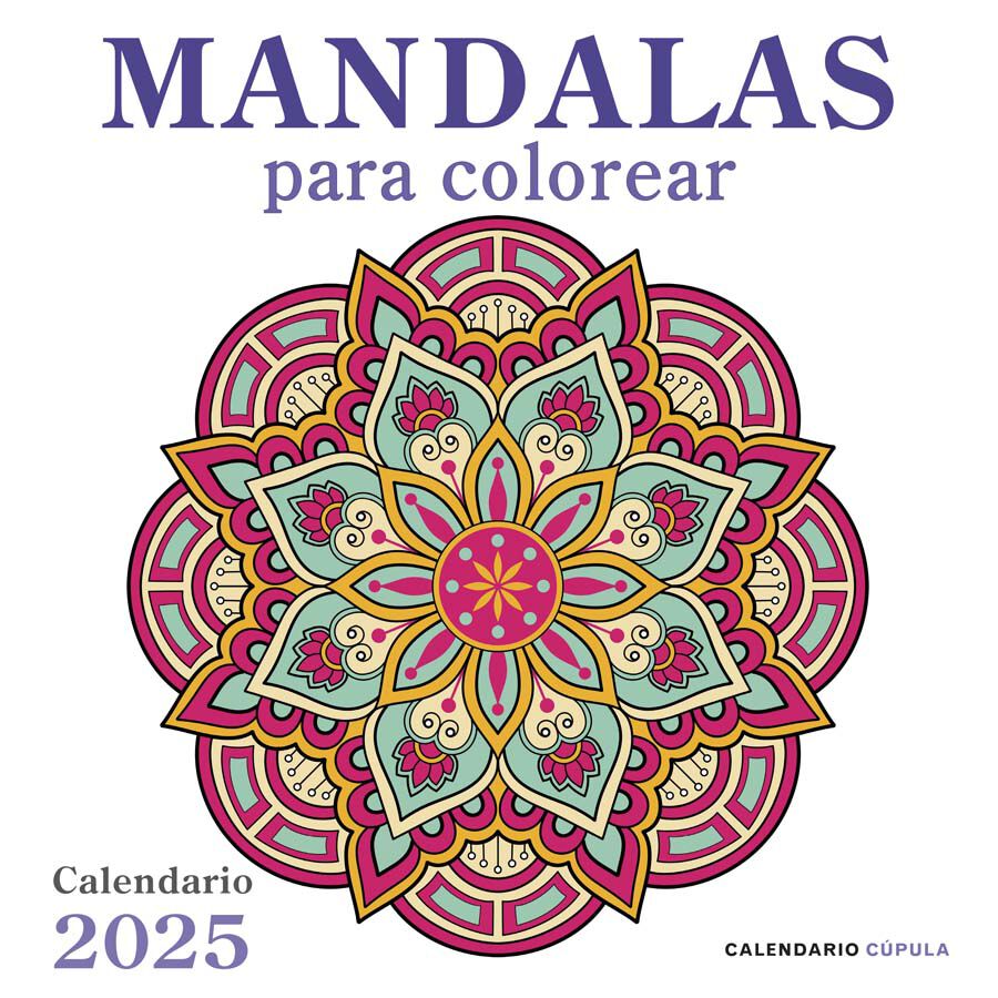 Calendari paret castell&agrave; 2025 Mandalas para colorear