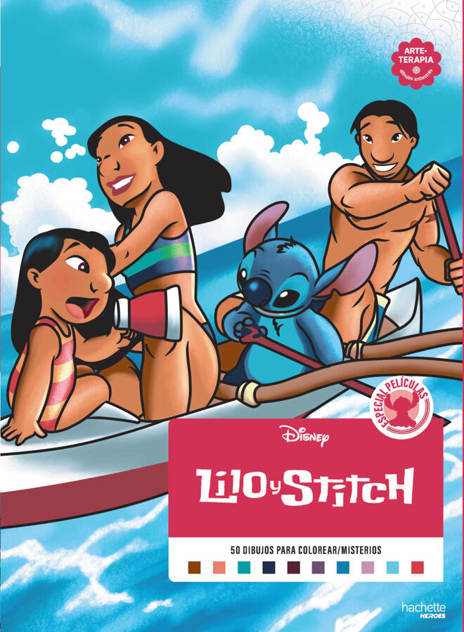 Dibujos para colorear, &iexcl;qu&eacute; misterio! Especial pel&iacute;culas-Lilo y Stitch