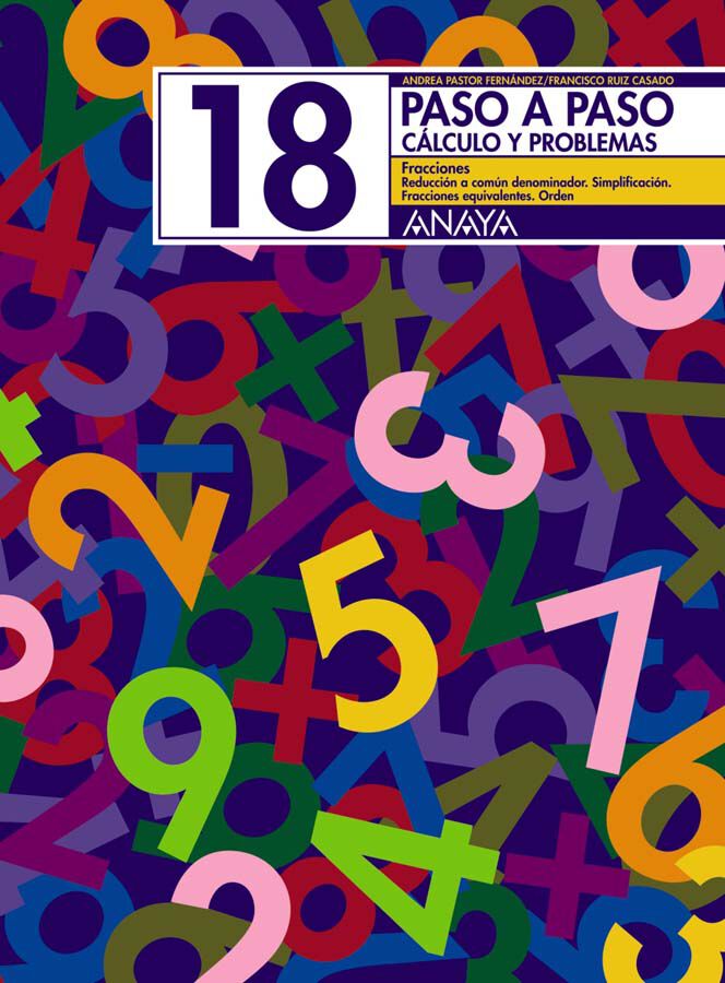 Matem&aacute;ticas 18 Paso A Paso Primaria