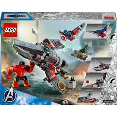 LEGO® Super Heroes Batalla entre el Capitán América y Hulk Rojo 76292